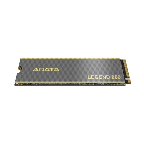 Adata Legend 860 (SLEG-860-500GCS) 500GB NVMe SSD, PCIe Gen4, M.2 Interface, 2280, Read 5000 MB/s, Write 3000 MB/s, Heatsink 5 Year Warranty
