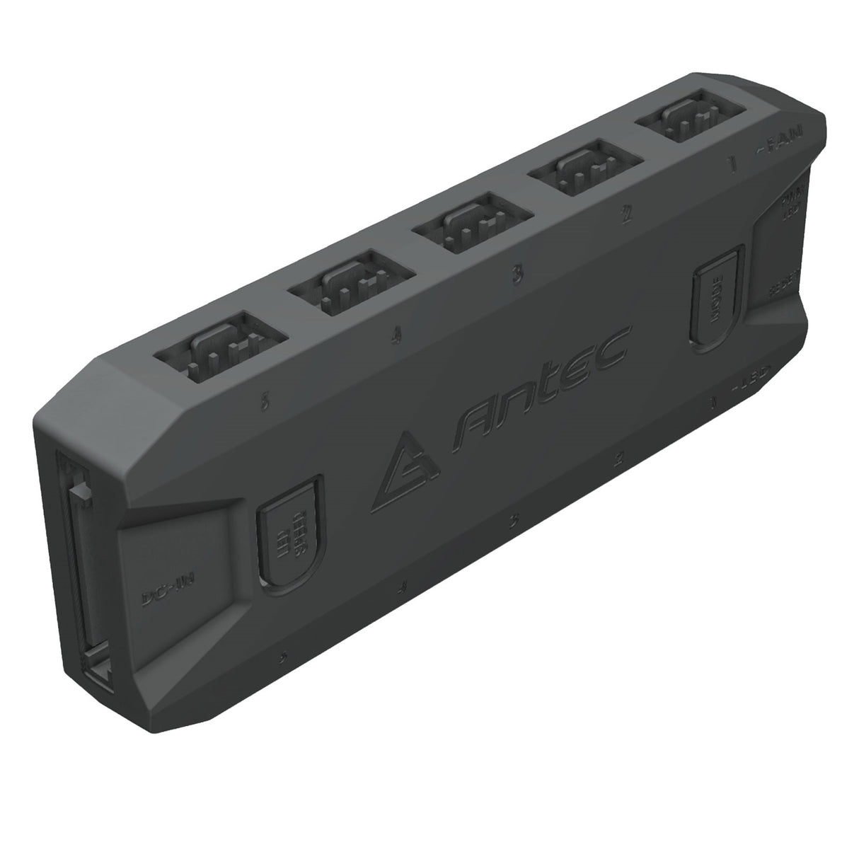 Antec ARGB & Fan Controller - 5 PWM Fan Ports, 5 ARGB LED Ports, SATA Power, Compact Design, 2-Year Warranty