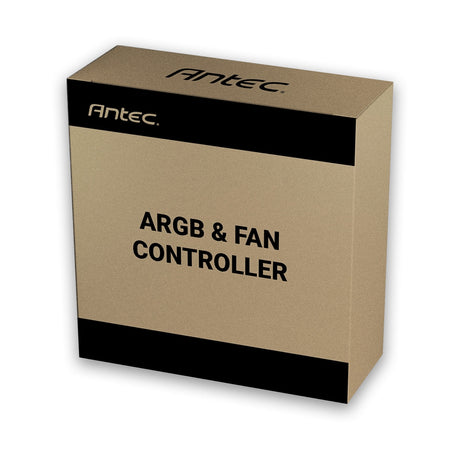 Antec ARGB & Fan Controller - 5 PWM Fan Ports, 5 ARGB LED Ports, SATA Power, Compact Design, 2-Year Warranty
