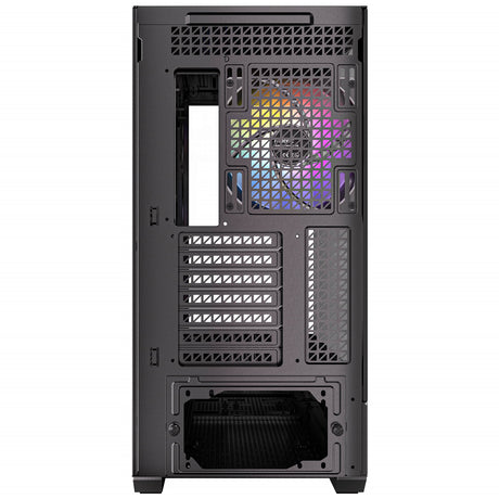 Antec C7 ARGB Mid Tower Tempered Glass PC Gaming Case - Black, 3x 120mm & 1x 140mm ARGB Fans, USB 3.2 Gen2, EATX/ATX/mATX/mITX Support