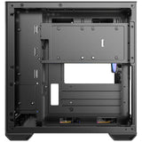 Antec CX60M ARGB Mini Tower Micro ATX Gaming Case, Black, Tempered Glass Panels, Dual Chamber Design, Vertical Cooling, Pre-Installed ARGB Fans, Water Cooling Support,