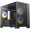 Antec FLUX M Mini Tower PC Case - Tempered Glass, Steel/Plastic, 6 PWM Fans, USB-C, Compatibility sa Micro-ATX/ITX