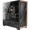 Antec Flux PRO Full Tower PC Case na may Tempered Glass, Itim/Kahoy, 6 na Pre-Installed na Fan, USB Type-C, E-ATX/ATX/mATX/mITX Compatibility
