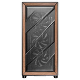Antec Flux SE Full Tower PC Case with Solid Side Panel, Black/Wood, 5x Pre-Installed Fans, USB Type-C, E-ATX/ATX/mATX/mITX Compatibility
