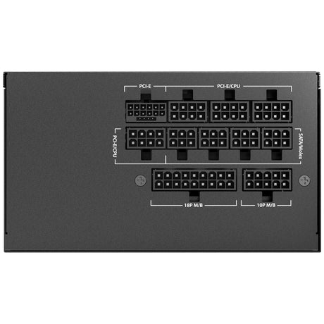 Antec GSK ATX3.1 750W Power Supply V2 - 80 PLUS Gold, Full Modular, PCIe 5.1, JP Capacitors, Zero RPM Manager, 7-Year Warranty