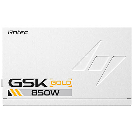 Antec GSK ATX3.1 850W Power Supply V2, White,80 PLUS Gold, Full Modular, PCIe 5.1, JP Capacitors, Silent FDB Fan, CircuitShield Protection