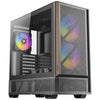 Antec P30 ARGB Mid-Tower Gaming Case, Disenyong High-Airflow, Tempered Glass Side Panel, USB-C 10 Gb/s, Pre-Installed na mga ARGB Fan (Itim)
