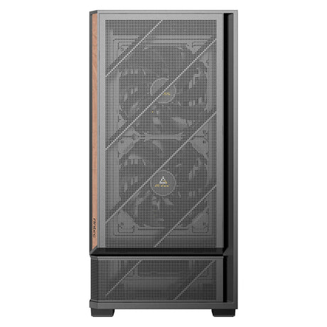 Antec P30 Air Mid-Tower ATX Gaming Case, High-Airflow Mesh Front, Support for 360 mm Radiator, Tempered Glass Side Panel, USB-C & Five Pre-Installed Fans