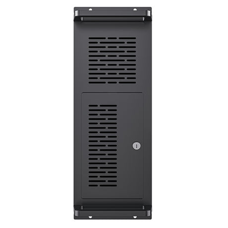 CiT 4U Rackmount Server Case 500mm, Heavy-Duty Industrial Chassis with Lockable Front Door, Supports ATX/mATX, 8x Internal HDD Bays for Massive Storage, Black