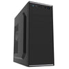 CiT Jet Stream Mid Tower 1 x USB 3.0 / 1 x USB 2.0 Black & Silver Case na may 500W PSU