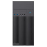 CiT Mentor Micro-ATX Office PC Case With USB Type C and 80mm Rear Black Fan Included