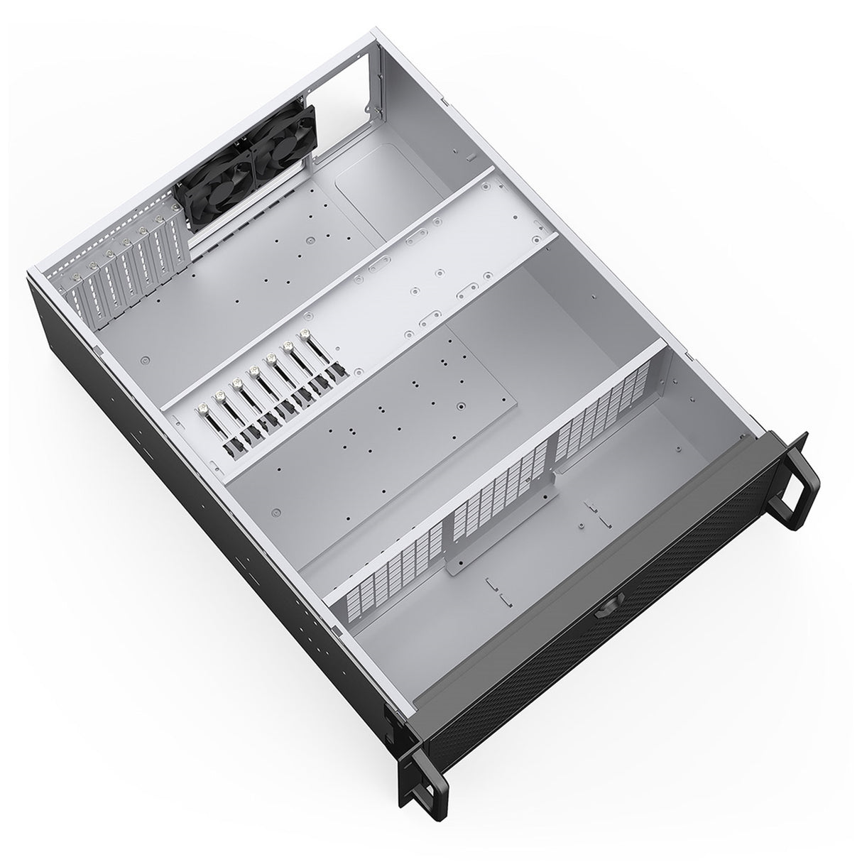 Codegen CSCG4U600GP 4U Rackmount Server Case, 600mm Deep, SSI-EEB/E-ATX/ATX/Micro-ATX Compatible, 8 PCI Expansion Slots, Dual 80mm PWM Cooling Fans, USB-C & USB 3.0