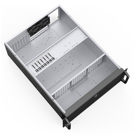 Codegen CSCG4U600GP 4U Rackmount Server Case, 600mm Deep, SSI-EEB/E-ATX/ATX/Micro-ATX Compatible, 8 PCI Expansion Slots, Dual 80mm PWM Cooling Fans, USB-C & USB 3.0