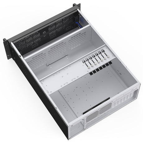 Codegen CSCG4U600GP 4U Rackmount Server Case, 600mm Deep, SSI-EEB/E-ATX/ATX/Micro-ATX Compatible, 8 PCI Expansion Slots, Dual 80mm PWM Cooling Fans, USB-C & USB 3.0