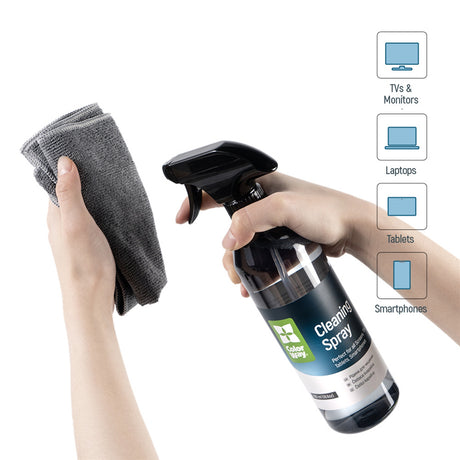 ColorWay Large Electronics Kit Includes 550ml Cleaning Liquid,  1 x Microfiber Cloth & 1 x Glass Cloth