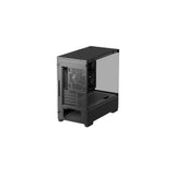 DeepCool CG380 3F Micro-ATX Gaming Case Black Panoramic Tempered Glass Side Panel, Mesh Airflow Front, 3 Pre-Installed ARGB Fans, USB-C & USB-A Front I/O, Spacious SFF/mATX/ITX Build Support