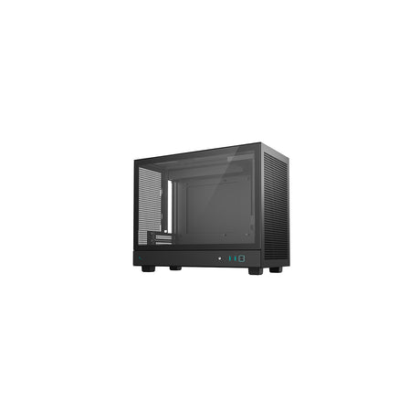 DeepCool CH160 PLUS Mini-ITX Mini Tower PC Case, Tempered Glass, High-Airflow Mesh Design, USB-C & USB 3.0 Front I/O, Supports ATX PSU & 305mm GPU, Black