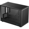 DeepCool CH260 Micro-ATX Case, Compact PC Case na may High-Airflow at Tempered Glass Panel, USB-C Port, Suporta para sa 360mm Radiator, ATX PSU, Itim
