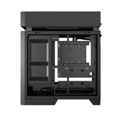 DeepCool CL6600 ARGB Modular Split-Chamber Mid-Tower ATX Case, Tempered Glass Panels,  Pre-installed 360mm ARGB Liquid Cooler, 2 x FL12R  SE ARGB Fans, USB 3.0, Mini-ITX/Mico-ATX/ATX, Black