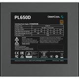 DeepCool PL650D 650W 80 Plus Bronze Power Supply with 120mm Hydro-Bearing Fan, ATX3.1 & PCIe 5.0 Support, Non-Modular Design PSU