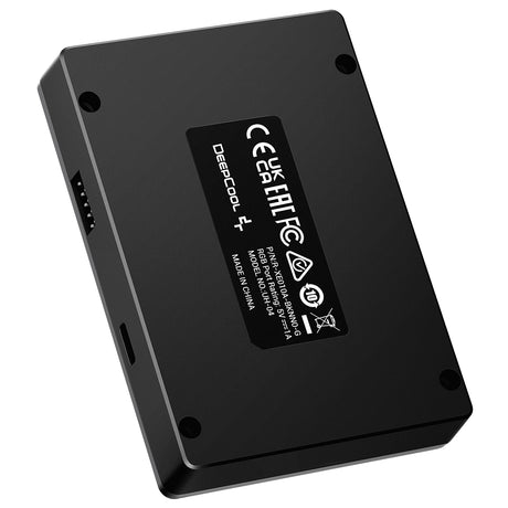 DeepCool USB HUB 4 ports, Easy Setup, Plug-and-play, Windows, macOS Compatibility, Connecting Multiple USB Devices, Black