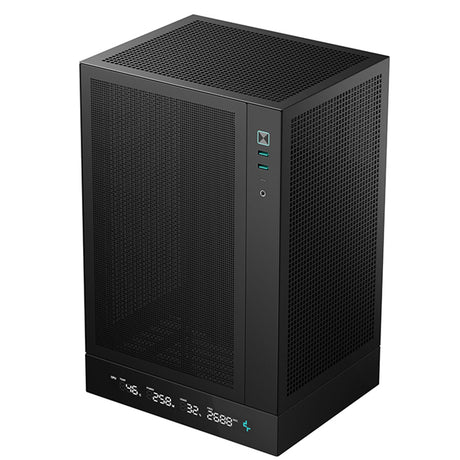 Deepcool CH170 Digital Mini-ITX Case - High Airflow, Supports Water Cooling, Ultra-Quiet Operation, Compact Design for Efficient Space Management