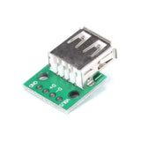 Female USB 2.0 Breakout Board
