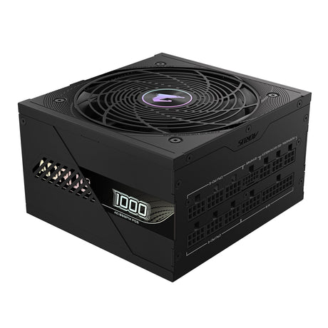 GIGABYTE AORUS ELITE P1000W 80+ Platinum Modular PCIe 5.0 Power Supply - ATX 3.0 Standard, Fully Modular, Quiet 120mm Fan, Compact Design