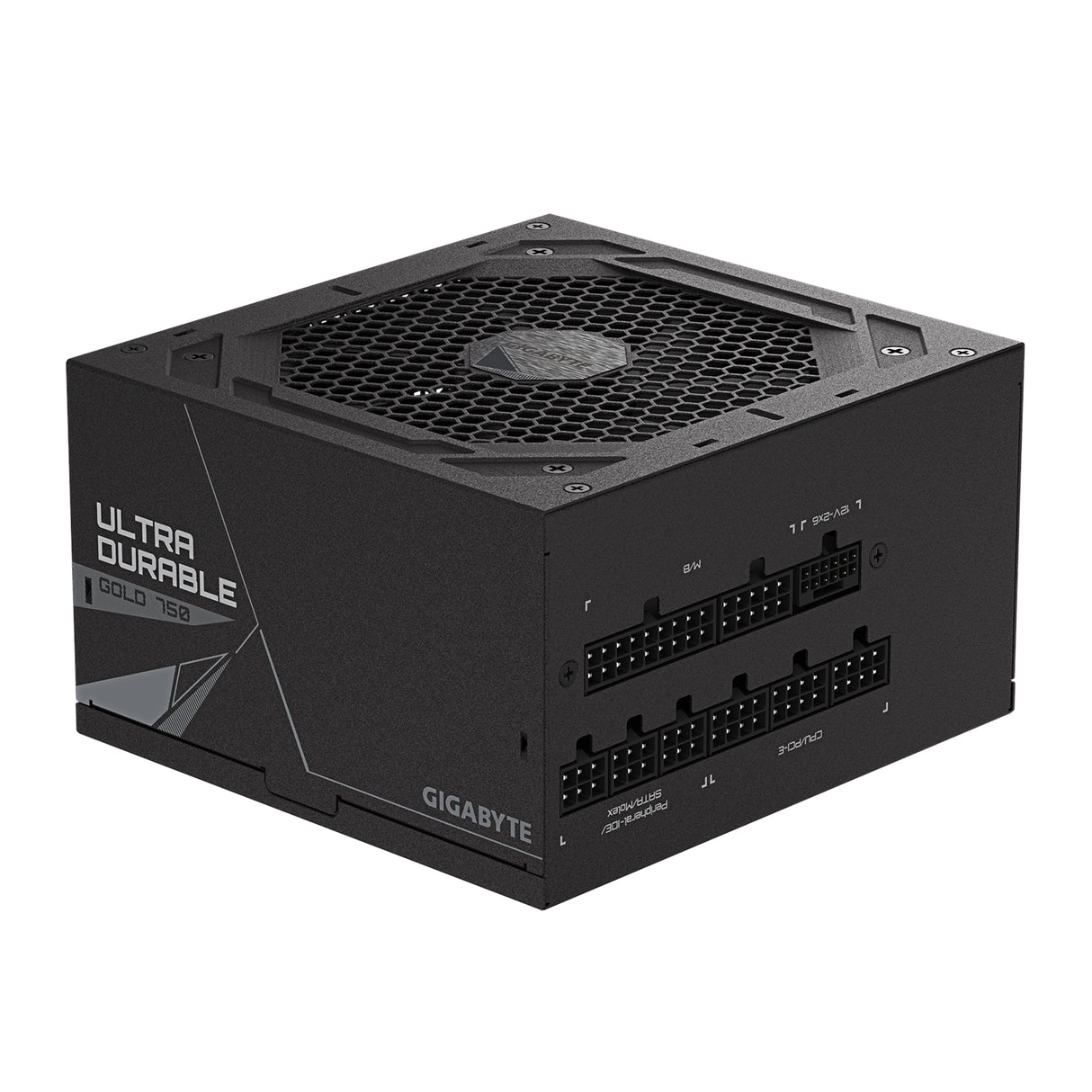 GIGABYTE GP-UD750GM 750W V2, 80 Plus Gold Certified Fully Modular Power Supply, PCIe Gen 5.1, 80 PLUS Gold, Fully Modular Design, 120mm Fan, ATX 3.1 compatible, UK Plug