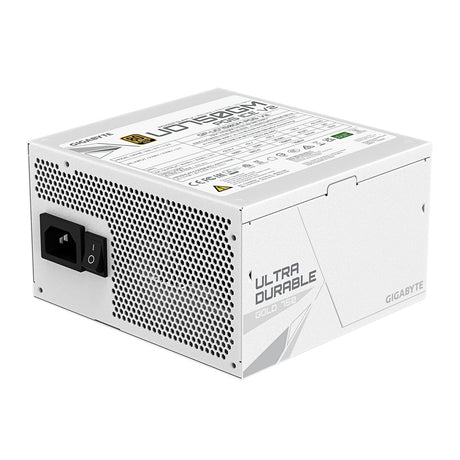 GIGABYTE GP-UD750GM 750W V2 ICE, 80 Plus Gold Certified Fully Modular Power Supply, PCIe Gen 5.1, 80 PLUS Gold, Fully Modular Design, 120mm Fan, ATX 3.1 compatible, UK Plug