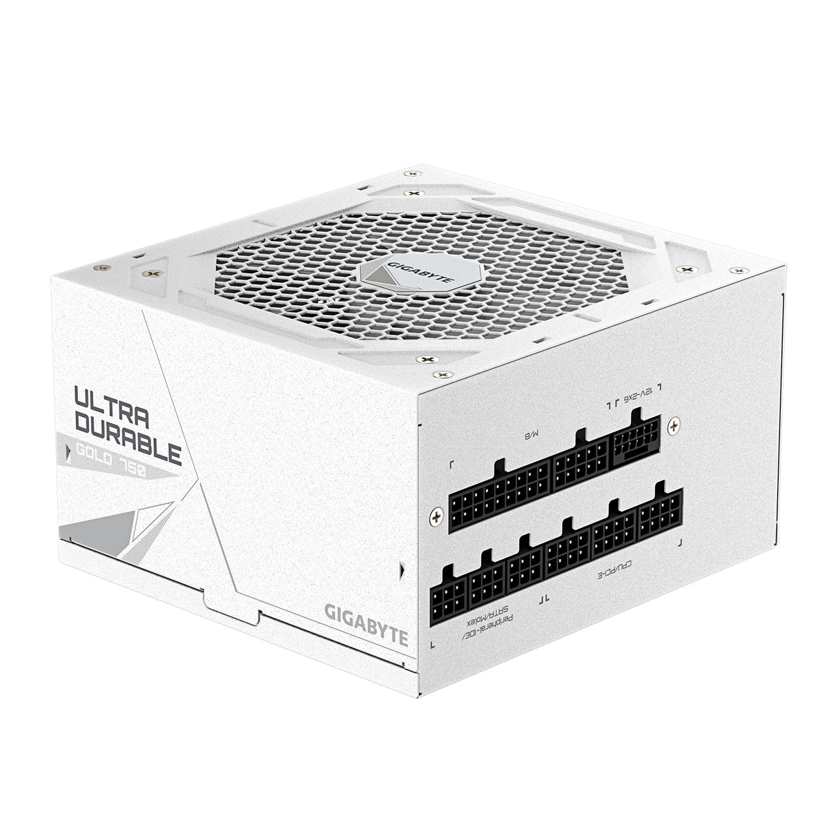 GIGABYTE GP-UD750GM 750W V2 ICE, 80 Plus Gold Certified Fully Modular Power Supply, PCIe Gen 5.1, 80 PLUS Gold, Fully Modular Design, 120mm Fan, ATX 3.1 compatible, UK Plug
