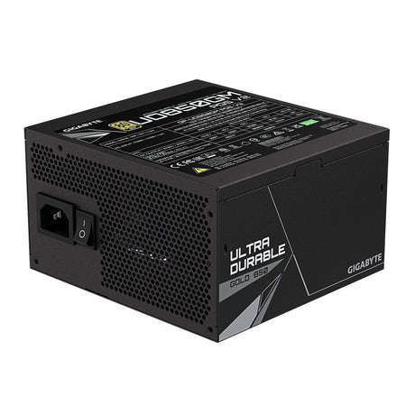 GIGABYTE GP-UD850GM 850W V2, 80 Plus Gold Certified Fully Modular Power Supply, PCIe Gen 5.1, 80 PLUS Gold, Fully Modular Design, 120mm Fan, ATX 3.1 compatible, UK Plug
