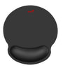 Genius G-WMP100 Ergonomic Mouse Pad na may Wrist Rest para sa Suporta at Kaginhawaan, may Anti-Slip Rubber Base, Itim