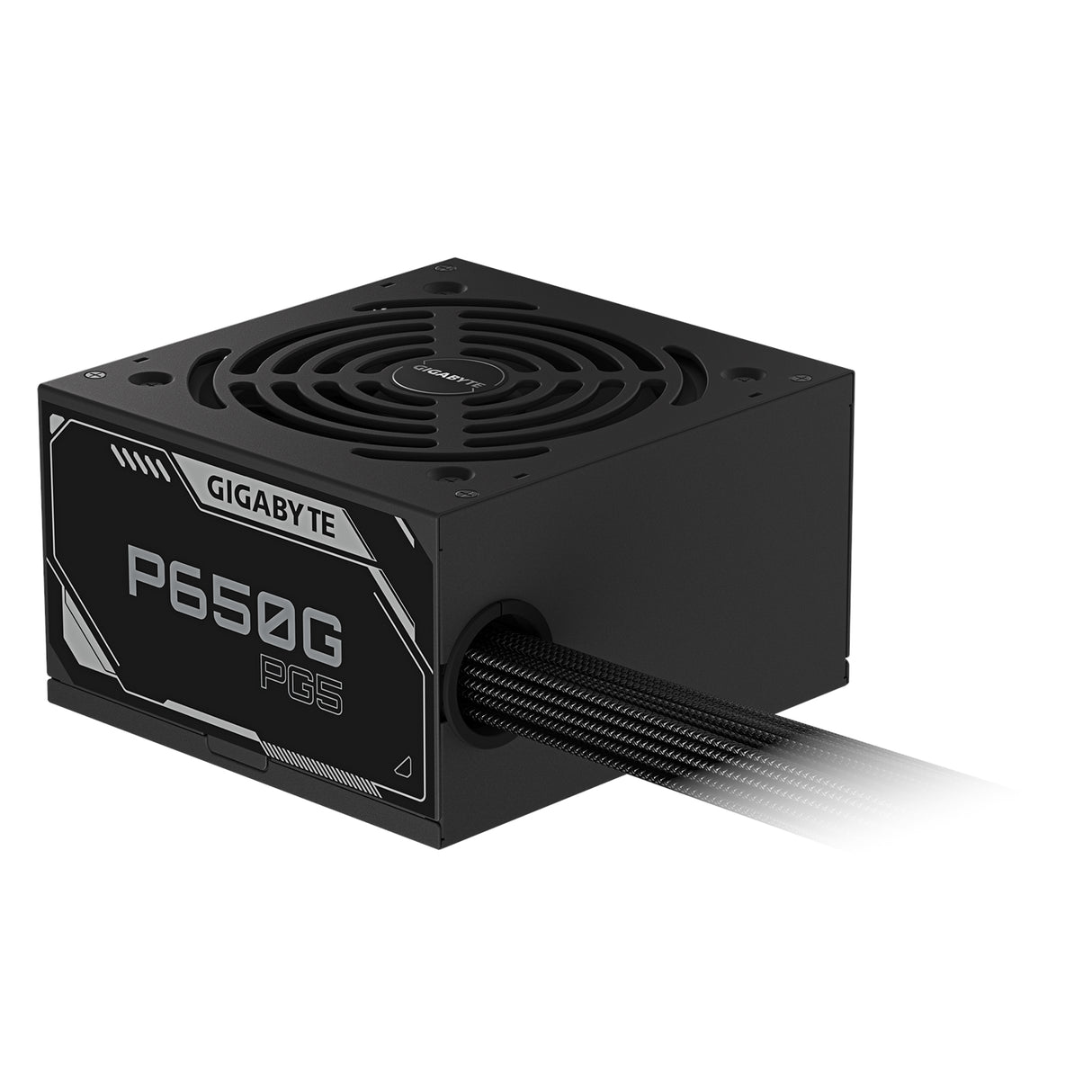 Gigabyte P650G PG5 650W ATX 3.1 Fully Modular Power Supply Unit, 80 Plus Gold Efficiency, PCIe 5.1 12VHPWR Connector, Gaming PC PSU