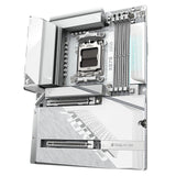 Gigabyte X870 AORUS STEALTH ICE AMD AM5 Socket Motherboard, ATX, 4x DDR5 Slots, 4x M.2 Socket, 5GbE LAN, WiFi 7, 1x HDMI Port / 2x USB-C (USB4)