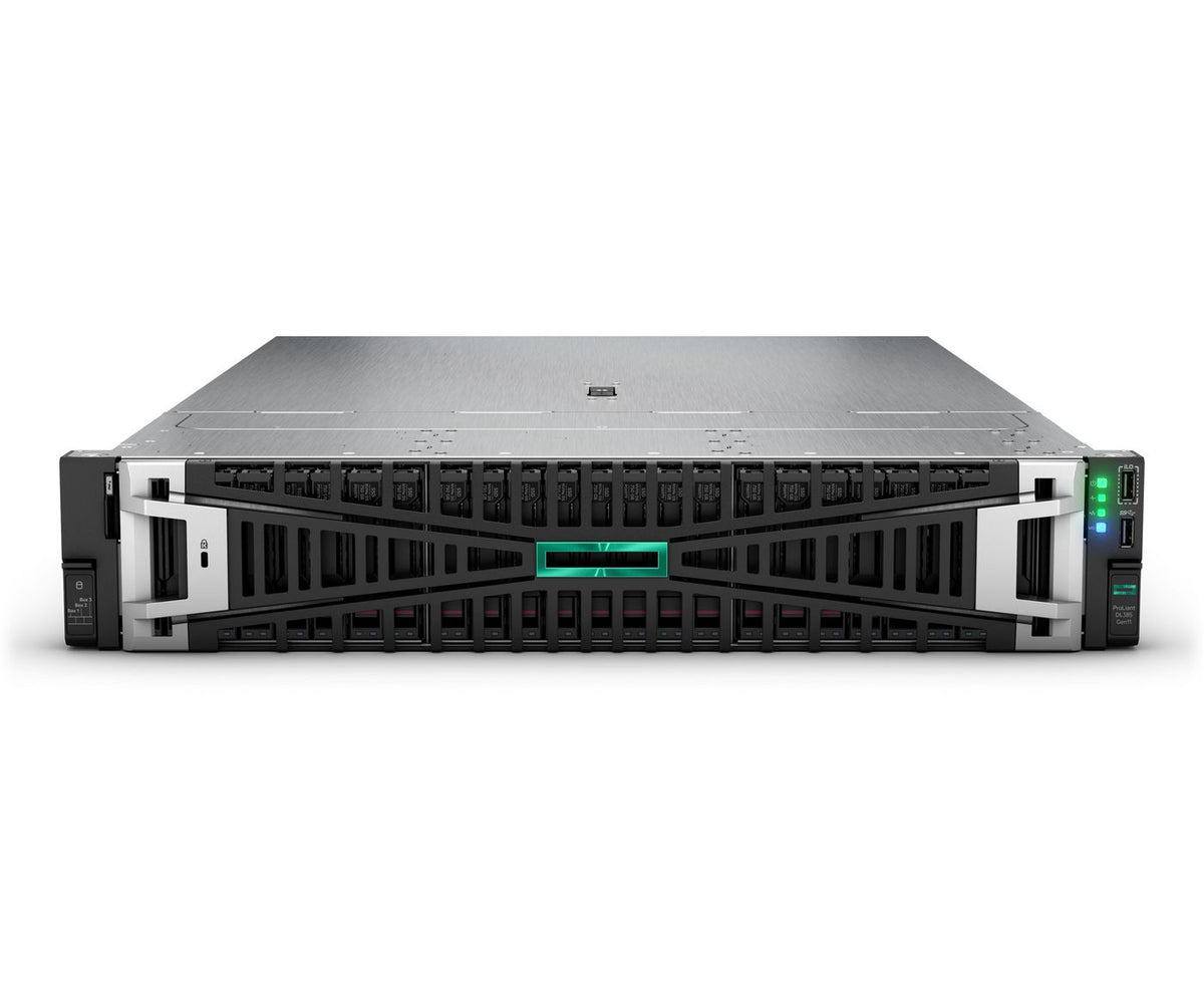 Hewlett Packard Enterprise ProLiant DL385 Gen11 9124 3.0GHz 16c 64GB-R 8SFF MR408i-o 2x480GB SATA SSD 2x1000W PS EU Server