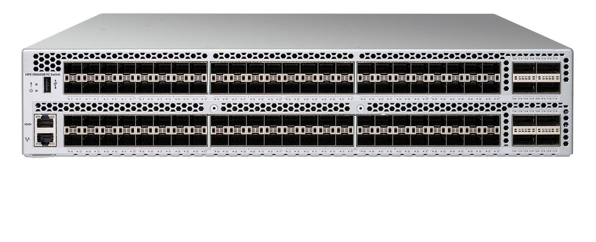 Hewlett Packard Enterprise SN6650B 32Gb 128/48 48-port 32Gb Short Wave SFP+ Integrated Fibre Channel Switch