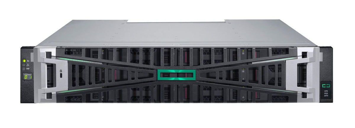 Hewlett Packard Enterprise MSA 2070 LFF 2x12Gb SAS 4-port Controller Storage Array