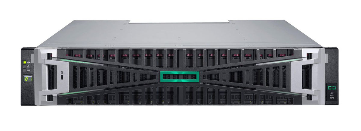 Hewlett Packard Enterprise MSA 2070 SFF 2x12Gb SAS 4-port Controller Storage Array