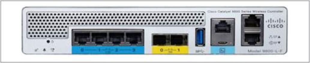 Cisco C9800-L-F, RJ-45, Mini USB B, USB 3.0, 2x 2x 10G/Multigigabit fiber, 215.9x230.1x40.2 mm, Refurbished