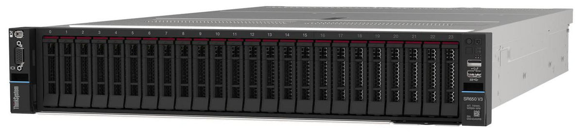 Lenovo Intel Xeon Silver 4510 12C 150W 2.4G, 1x32GB 1Rx4 RAM, 12x 3.5" SAS Open bay, 1x1100W Titanium, 940-16i