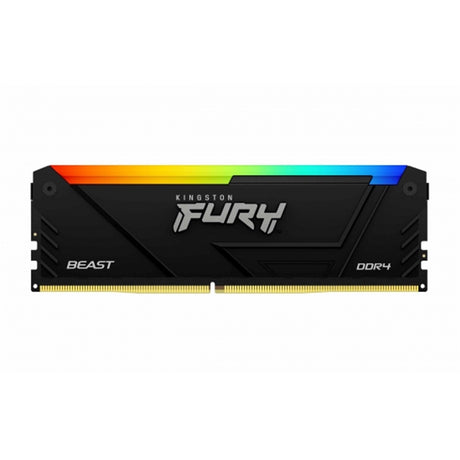 Kingston FURY Beast KF436C18BB2AK2/64 64GB (2x 32GB) DIMM System Memory, 3600MHz, DDR4, CL18, Black, RGB, Intel XMP
