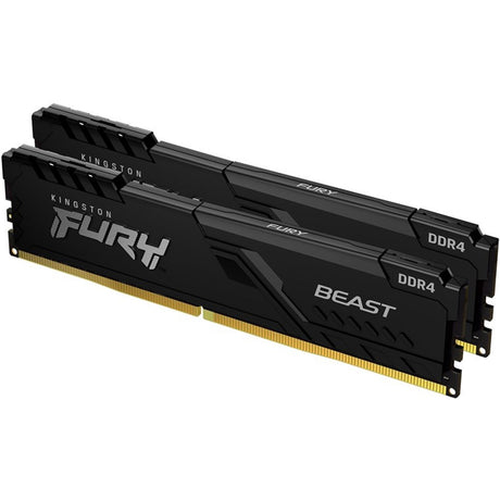 Kingston FURY Beast KF436C18BBK2/64 64GB (2x 32GB) DIMM System Memory, 3600MHz, DDR4, CL18, Black, Intel XMP