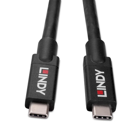 LINDY 43308 5m Active USB 3.2 Gen 2 C/C Cable, Data transfer rates up to 10Gbps, Supports video resolutions up to UHD 8K 7680x4320@60Hz including 4K 4096x2160@120Hz, 2 year warranty
