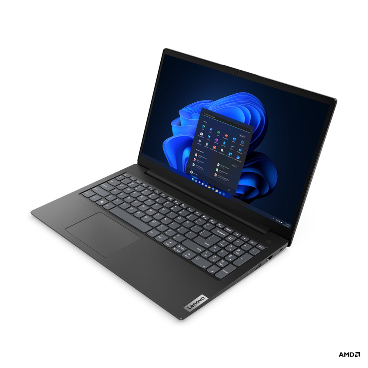 Lenovo V15 G4 AMN Laptop, 15.6 Inch Full HD 1080p Screen, AMD Ryzen 5 7520U 7th Gen, 16GB LPDDR5 RAM, 256GB SSD, AMD Radeon 610M Graphics, Windows 11 Pro
