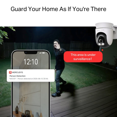 Mercusys MC510 Pan/Tilt Home Security WiFi Camera