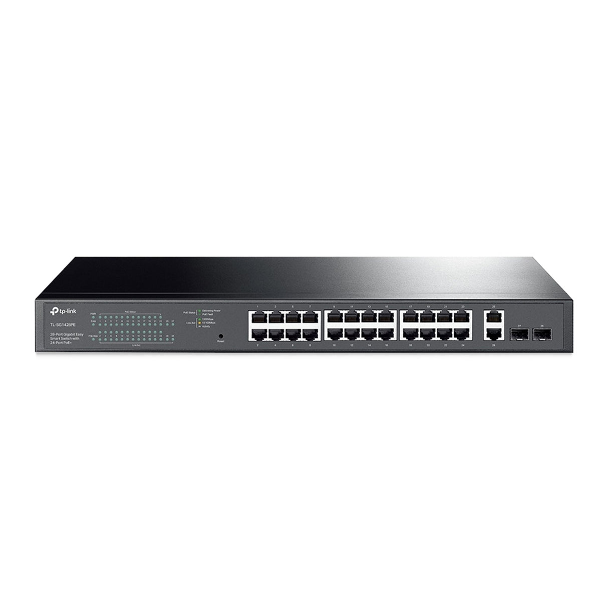 TP-Link TL-SG1428PE 28-Port Metal Gigabit Easy Smart PoE Switch with 24-Port PoE+ (250W)