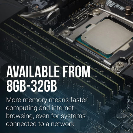 PNY Performance MD8GSD43200-SI 8GB (1x 8GB) DIMM System Memory, 3200MHz, DDR4, CL22 - Bulk