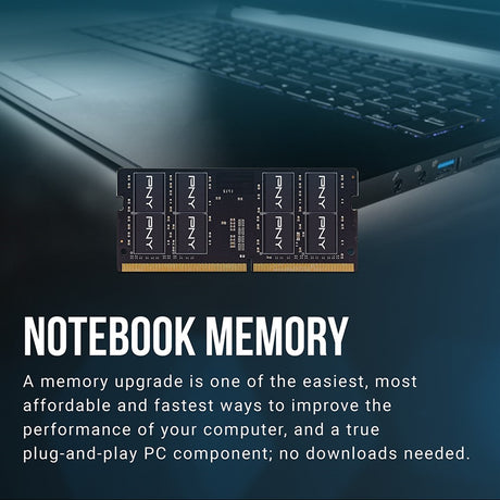 PNY Performance MN16GSD43200-SI 16GB (1x 16GB) SODIMM System Memory, 3200MHz, DDR4, CL22