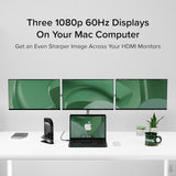 Plugable UD-3900C4 Quad Monitor 96W USB-C PD DisplayLink Certified Docking Station